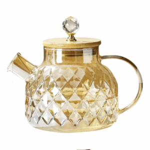 Tetera golden glass